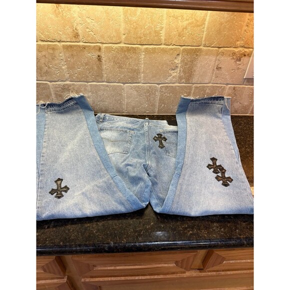 Chrome Hearts Levi’s Denim Jeans Size 40 Like New - Picture 8 of 12